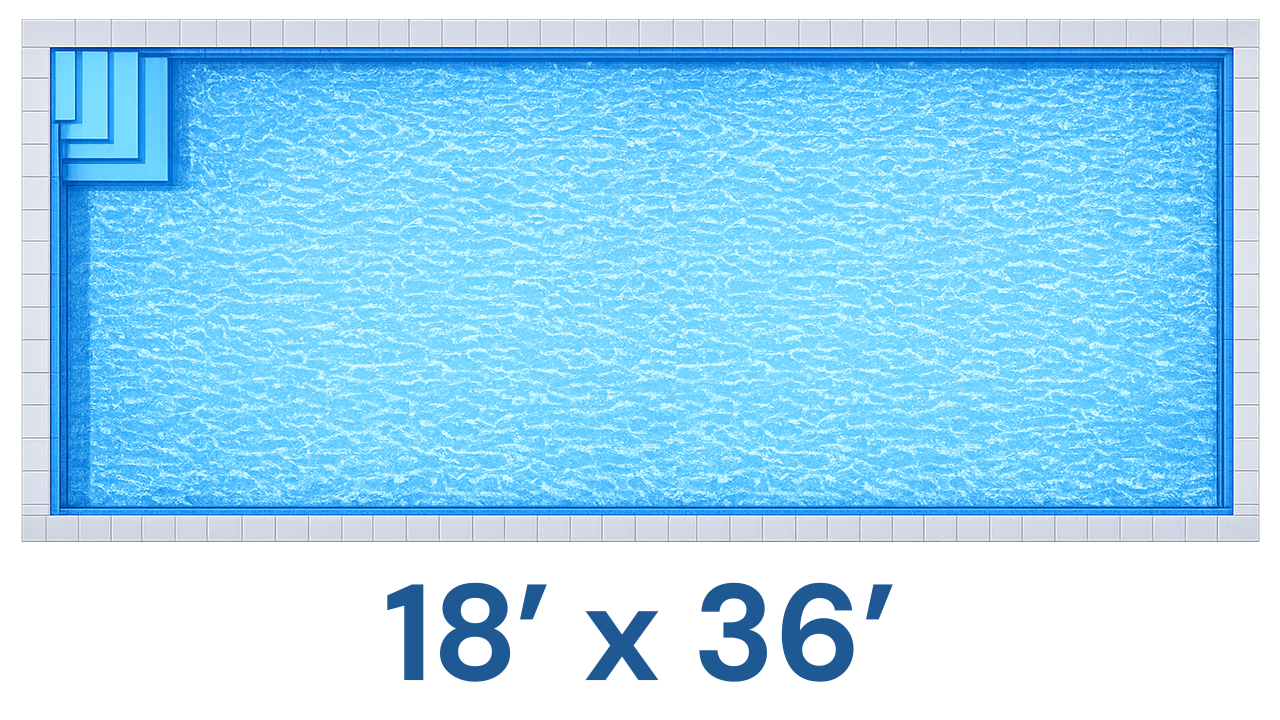18’ × 36’ — Swim and Soak