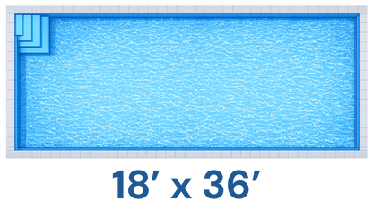 18’ × 36’ — Swim and Soak