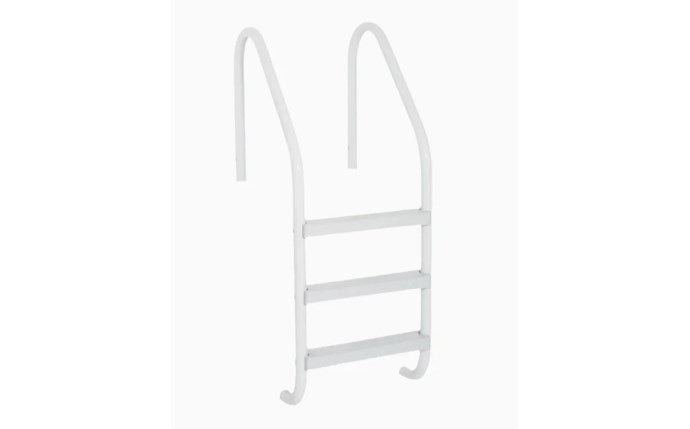 Saftron® P-324-L3-W Residential Pool Ladder – 24" x 53", 3 Steps, White