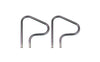 Super-Pro® RAILFIG4 Classic Figure-4 Pool Handrail Pair – 26", Polished Stainless Steel
