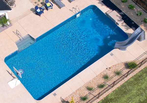 Rectangular Splash Pool Rectangle pool sizes – First Splash Pools